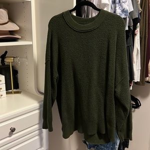 Aerie waffle oversized sweater